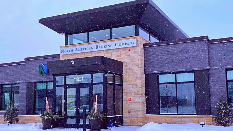 Exterior of Maple Grove branch